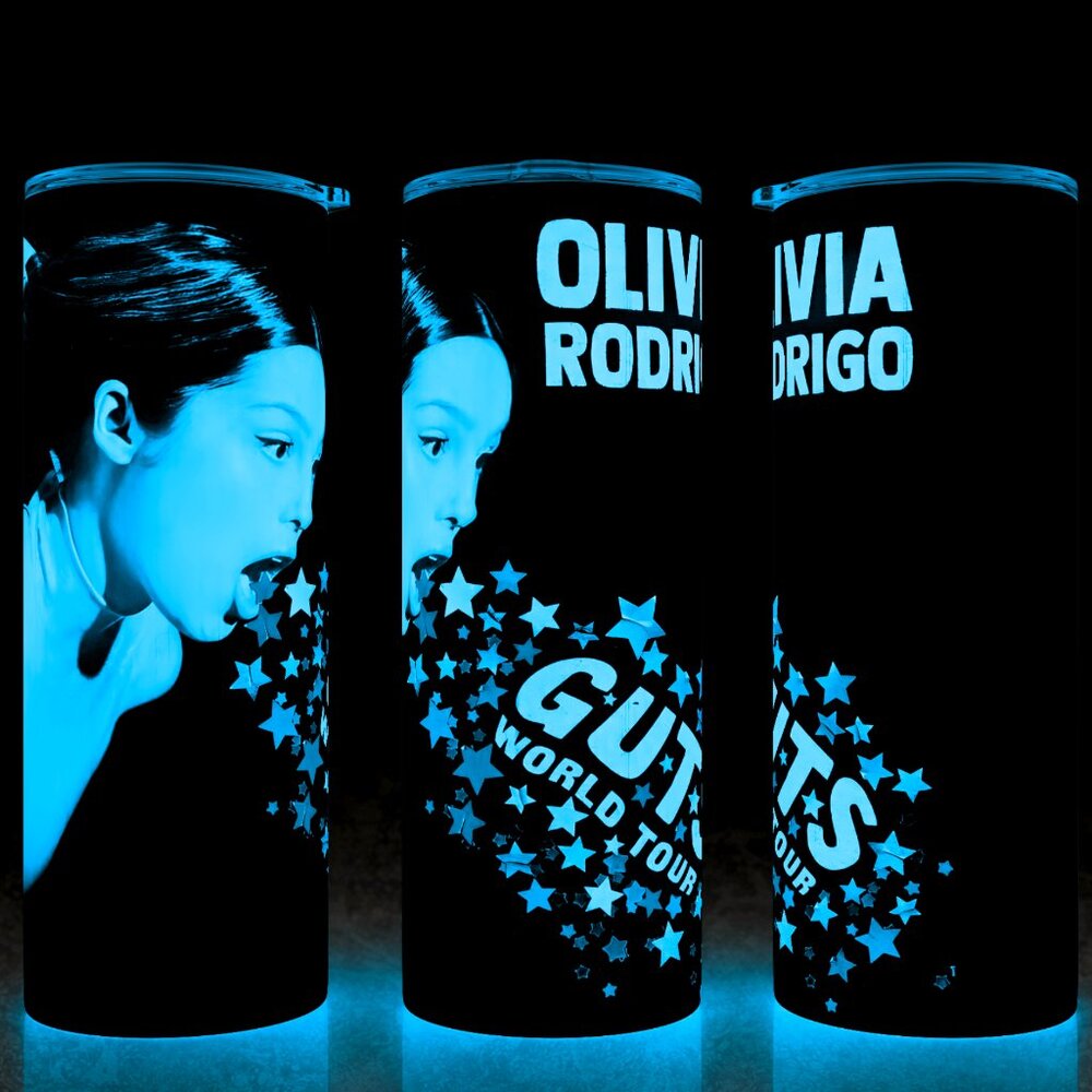 Glow in the Dark Olivia Rodrigo Guts World Tour Cup Mug Tumbler 20oz